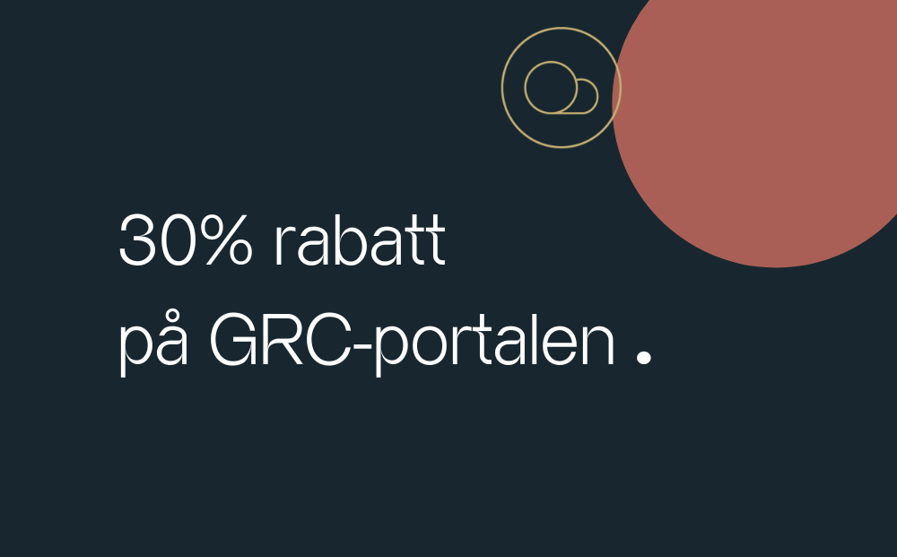 Kampanje - Få 30% rabatt på GDPR-portalen