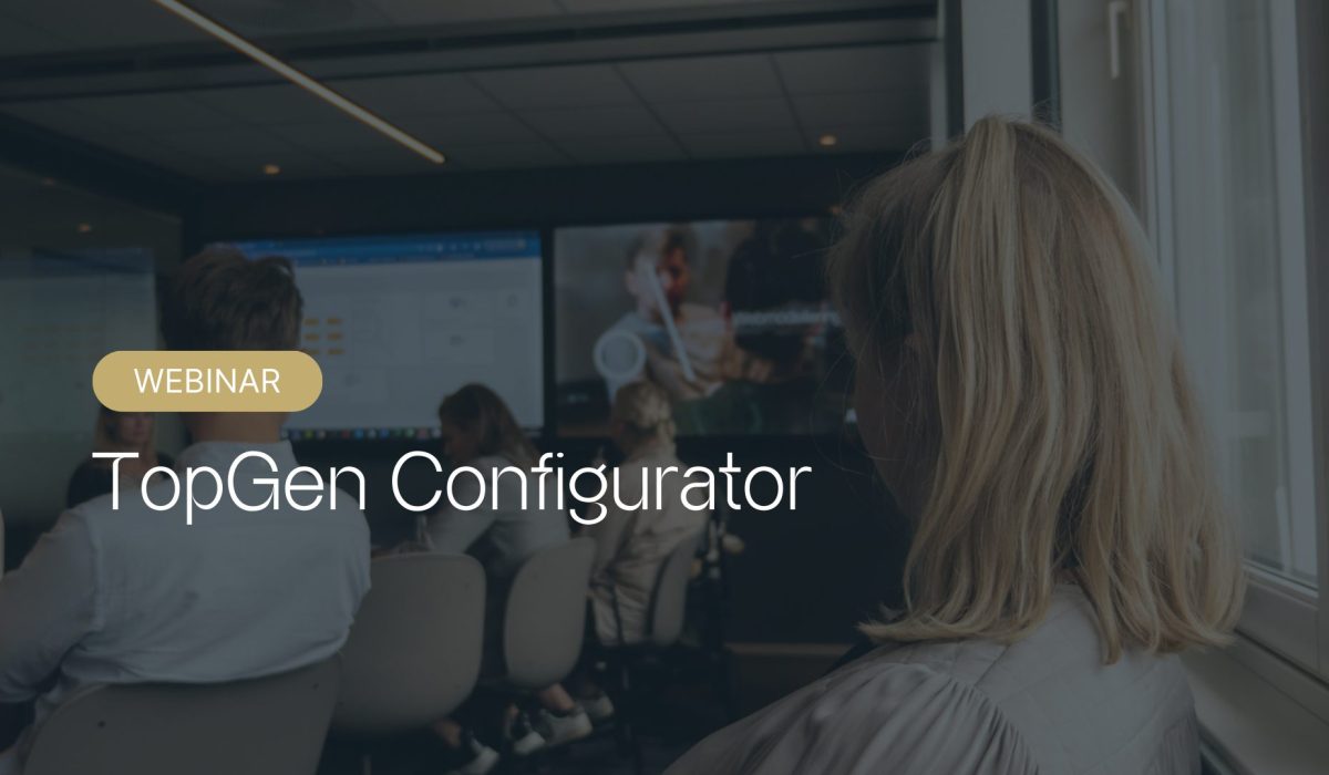 Webinar: TopGen Configurator