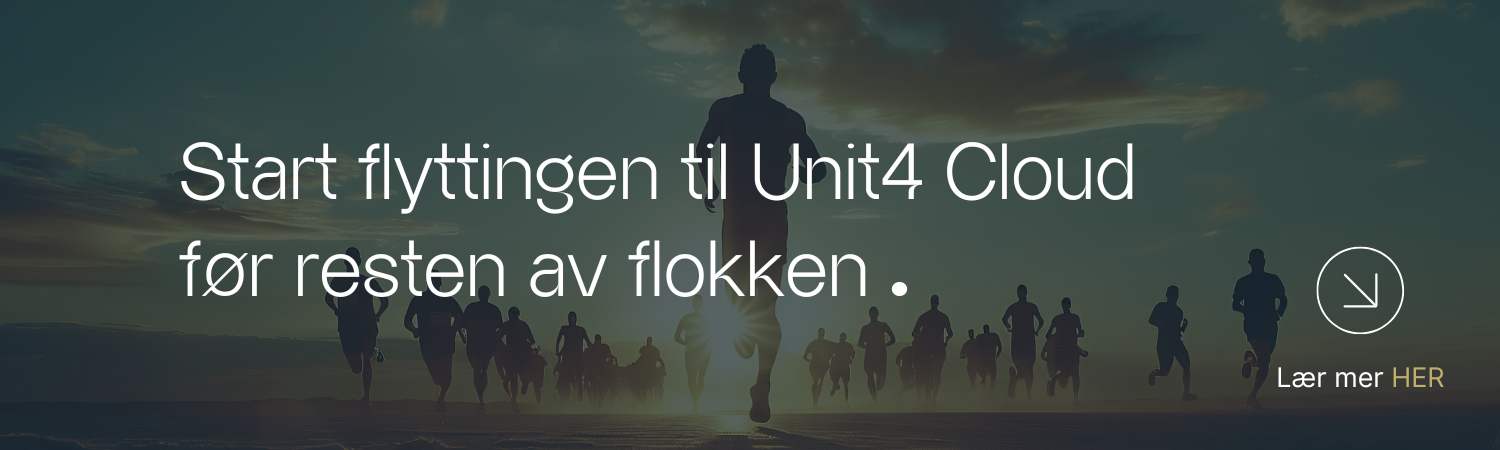 start flyttingen til Unit4 Cloud før resten av flokken