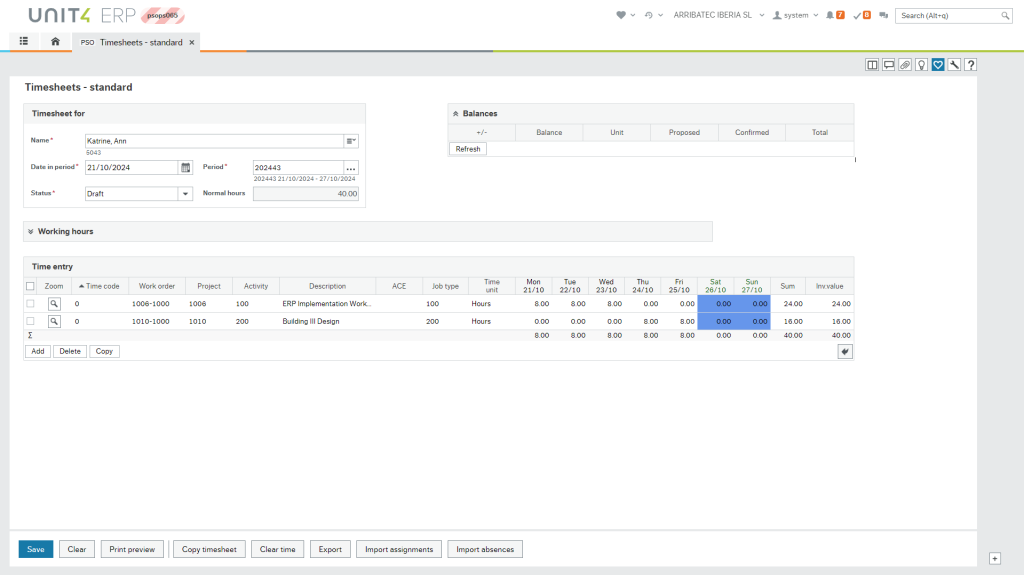 Arribatec Web Screen Configurator er et kraftig verktøy for å tilpasse og automatisere standard skjermbilder i Unit4 ERP. Ved å justere, modifisere og forbedre ERP-skjermbildene vil du ikke lenger trenge komplekse, frittstående tilpasningsprosjekter, som sparer dere for både tid og ressurser i fremtiden.